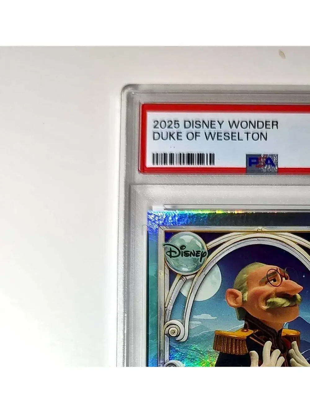 Duke of Weselton 2025 Topps Disney Wonder #148 Diamond Card Frozen PSA 7